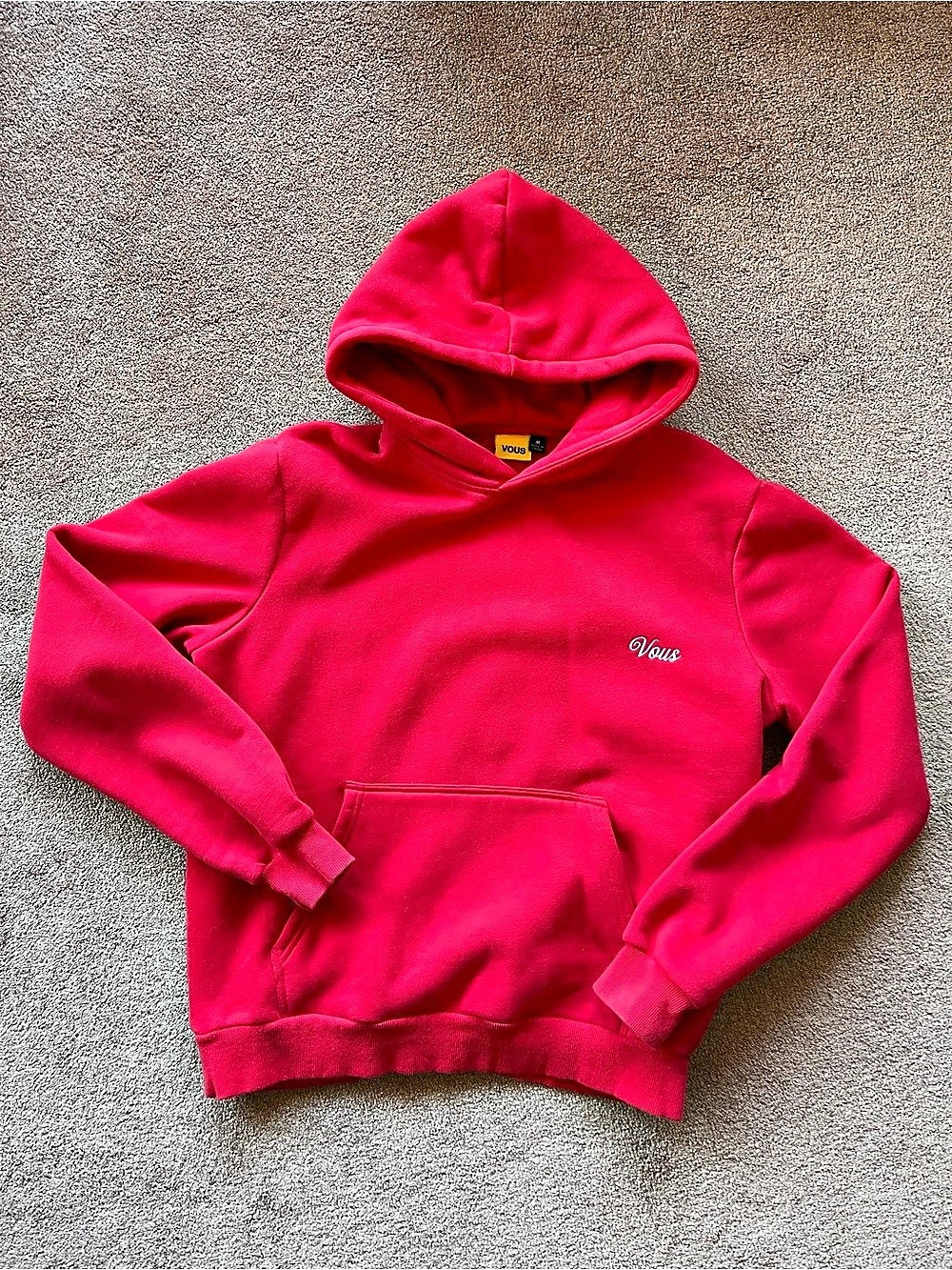 Vous Church Red Hoodie Jogger Set -Size M